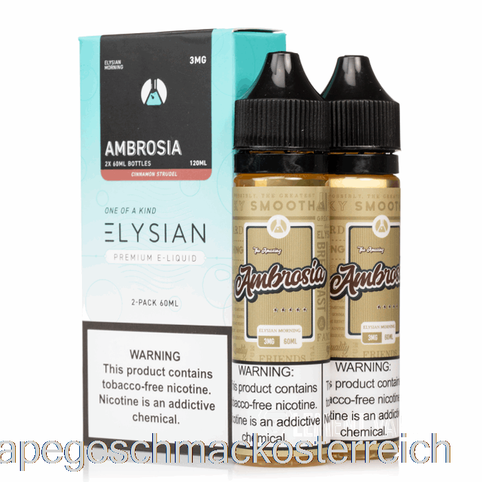 Ambrosia – Elysian Labs E-Liquid – 120 Ml, 3 Mg Vape-Geschmack